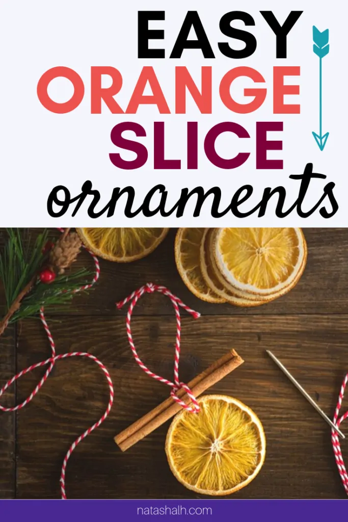 easy orange slice ornaemnt tutorial