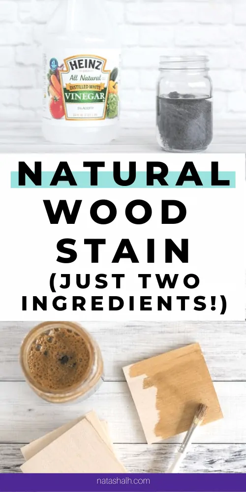 natural wood stain with two ingredients
