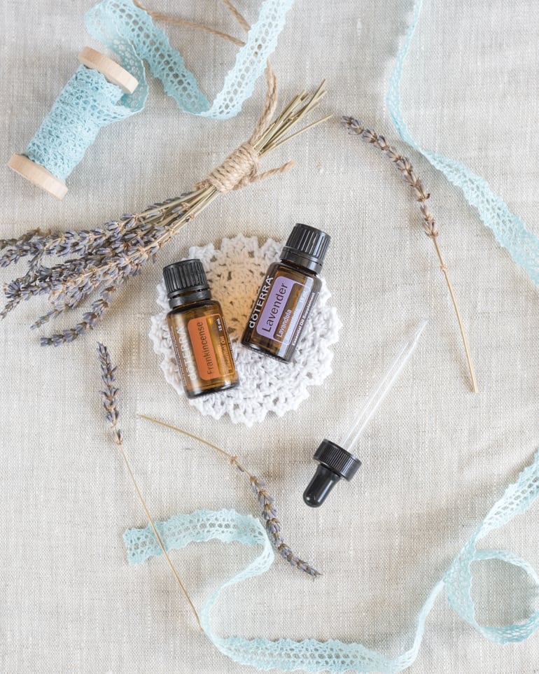 lavender and frankincense essential oils