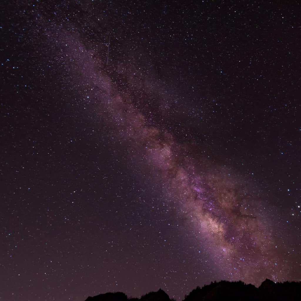 milky way galaxy astro photo from Kaena Point, Hawaii