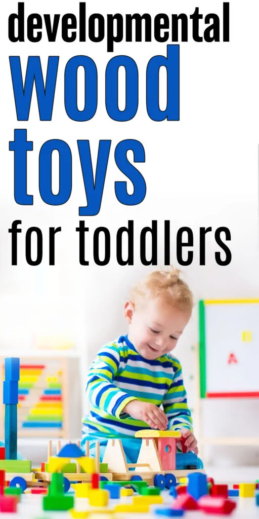 developmental wood toys for toddlers
