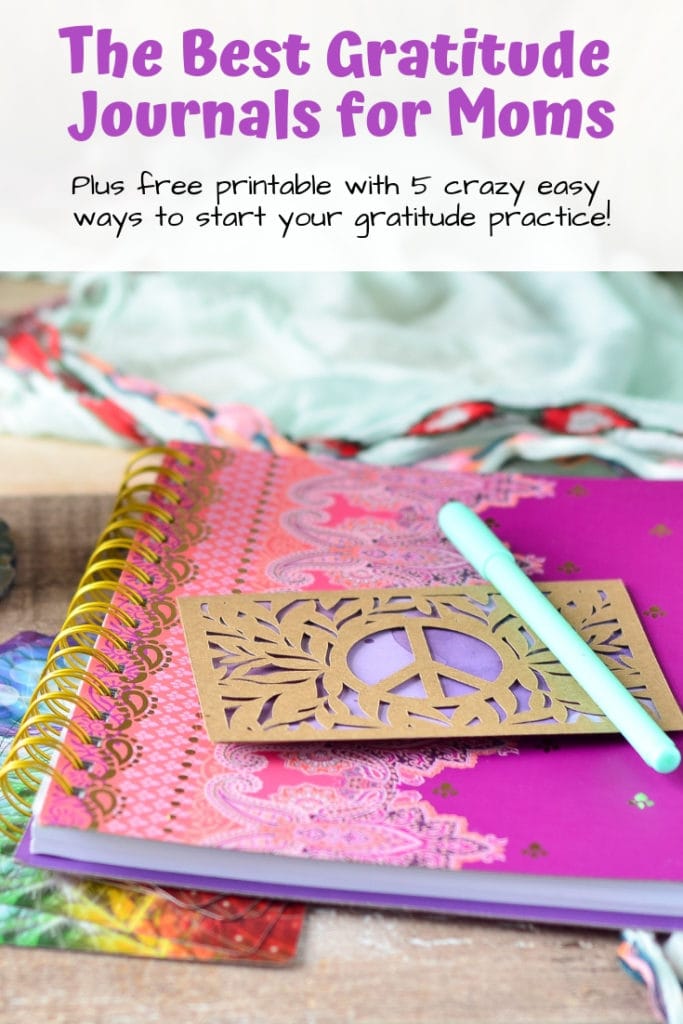 Discover the best gratitude journals for moms - all under $20! Plus snag a free printable with 5 crazy easy ways to start your gratitude practice