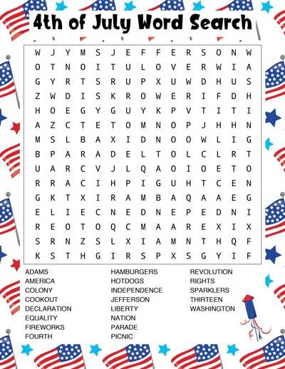 4th-of-july-word-search-flag-background
