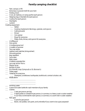 family-camping-checklist-printable