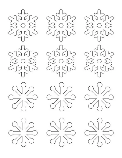 2-inch-simple-snowflakes
