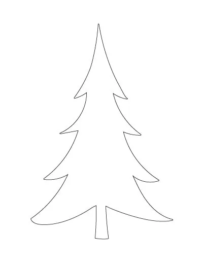 9-inch-fir-tree-outline