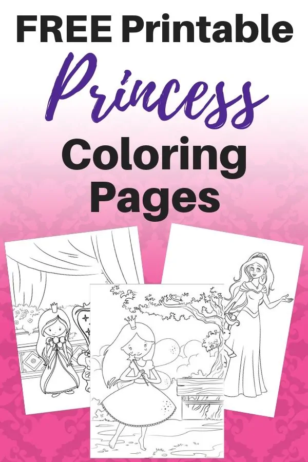 printable coloring pages princess