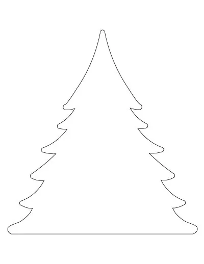 large-christmas-tree-template