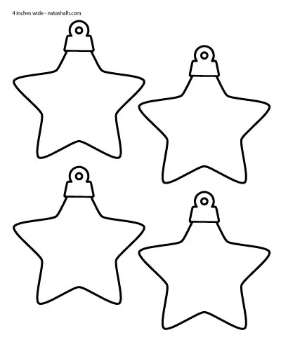 christmas ornaments stencil