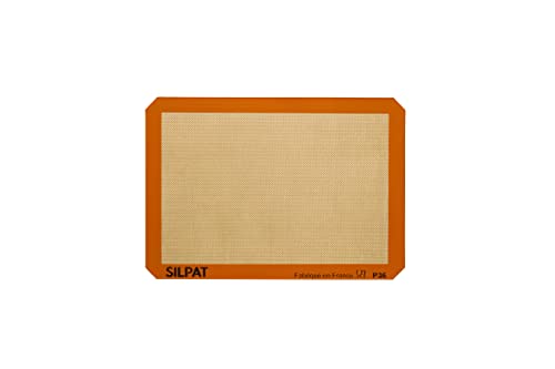 Silpat Premium Non-Stick Silicone Baking Mat, Half Sheet Size, 11-5/8 x...