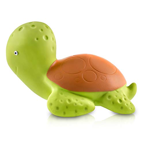 caaocho Pure Natural Rubber Baby Bath Toy - Mele The Sea Turtle - Without...