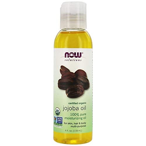 NOW Solutions, Organic Jojoba Oil, Moisturizing Multi-Purpose Oil for Face,...