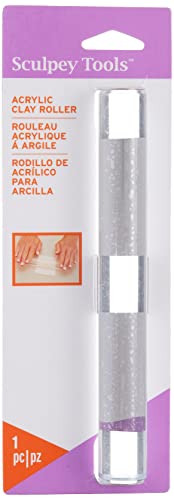 Sculpey Tools 8" Acrylic Roller, essential clay tool, use with multiple...