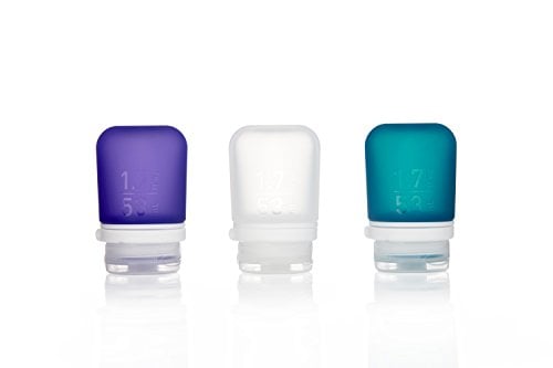 humangear GoToob+ 3-Pack (Small) | Refillable Silicone Travel Bottle |...