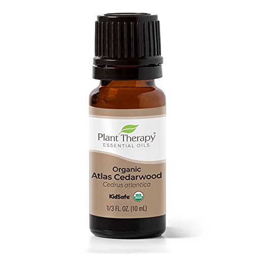 Plant Therapy Organic Atlas Cedarwood Essential Oil 100% Pure, USDA...