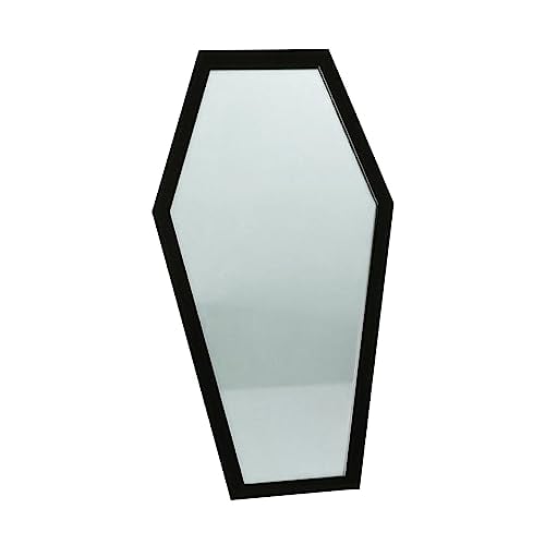 Gothic Curiosities Coffin Mirror – 21 in., Decorative Mirror for Wall...