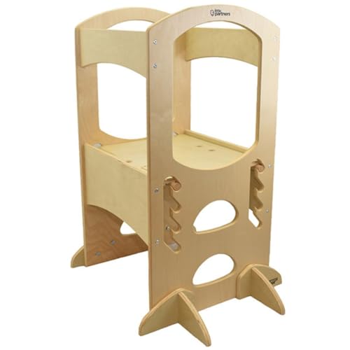 Little Partners Kids Learning Tower® Adjustable Height Kitchen Step Stool...