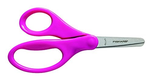 Fiskars 5' Blunt-Tip Scissors for Kids 4+ - Scissors for School or Crafting...
