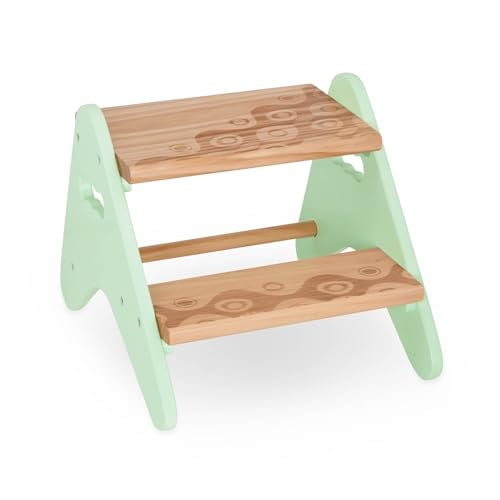 B. toys- B. spaces- B. spaces by Battat – Kids Wooden Two Step Stool –...