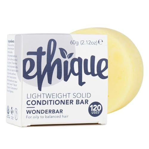 Ethique Lightweight Solid Conditioner Bar for Oily to Balanced Hair -...