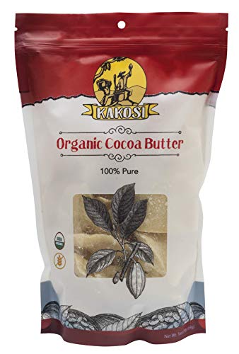KAKOSI – Organic Raw 100% Pure Cocoa Butter - 16 oz.