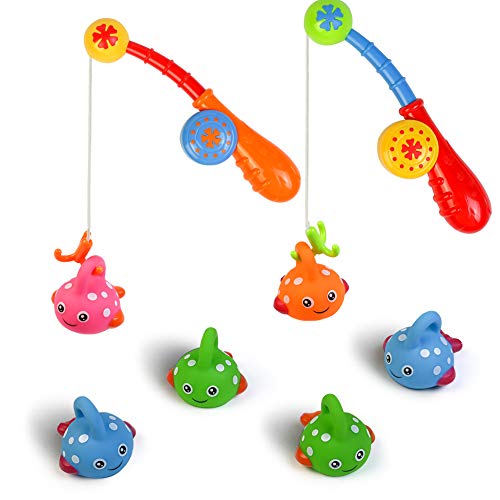 Fajiabao Baby Bath Bathtub Toys for Toddlers 2-3 Fishing Games Water Toy...