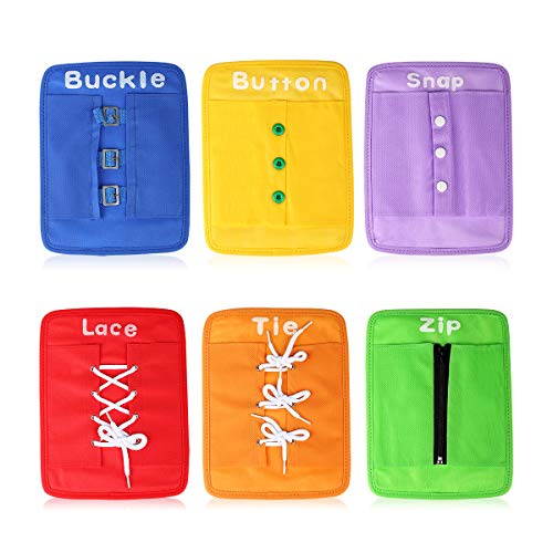 YHZAN Montessori Toys Early Learning Basic Life Skills Busy Board Learn to...