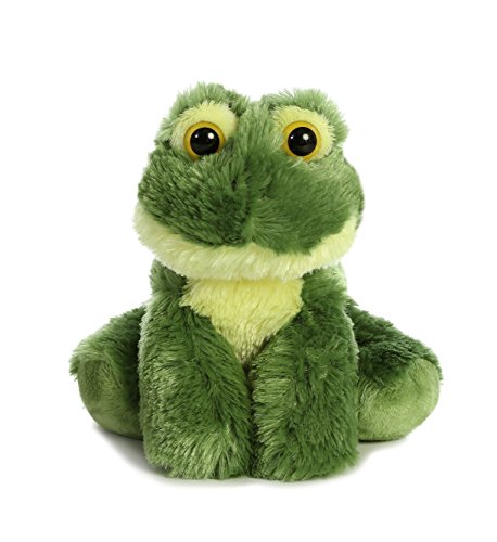 Aurora® Adorable Mini Flopsie™ Frolick Frog Stuffed Animal - Playful...