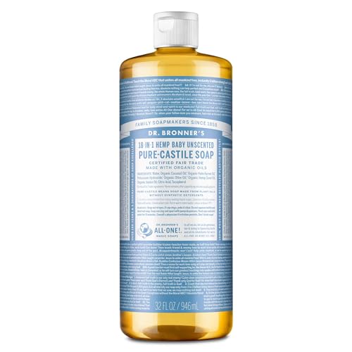 Dr. Bronner's Pure Castile Liquid Soap - Made with Regenerative Organic...