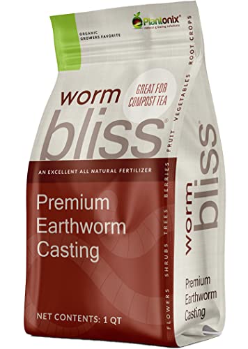 Worm Bliss - Pure Organic Earthworm Castings - All Natural Plant Fertilizer...