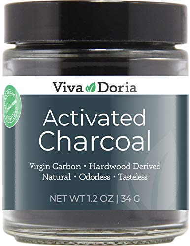 Viva Doria Virgin Activated Charcoal Powder, Hardwood Derived, Food Grade,...