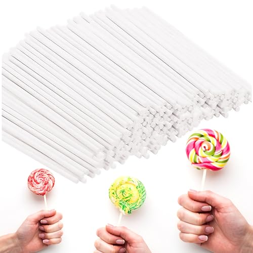 6 inch Paper cake pop sticks, cake pop sticks, sticks for cake pops,...