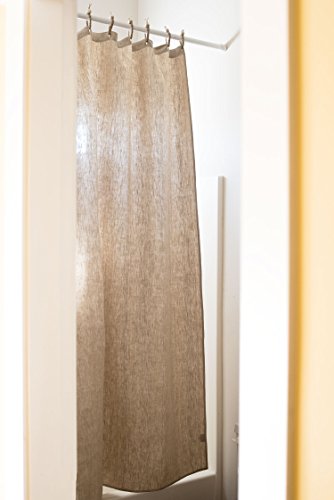 Organic Hemp Shower Curtain Full Size (73.5"x72") - Natural