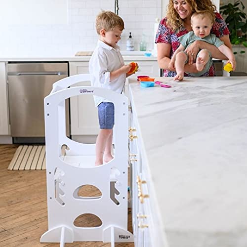 Kids Learning Tower by Little Partners – Child Kitchen Stool Helper...