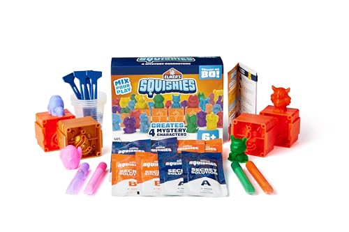Elmer's Squishies Kids’ DIY Activity Kit, Create 4 Mystery Characters, 24...