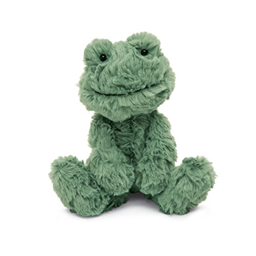 Jellycat Squiggle Frog Stuffed Animal, Small, 9 inches