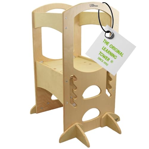 Little Partners Kids Learning Tower Adjustable Height Kitchen Step Stool...