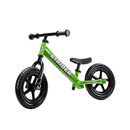 Strider - 12 Classic No-Pedal Balance Bike, Ages 18 Months to 3 Years,...