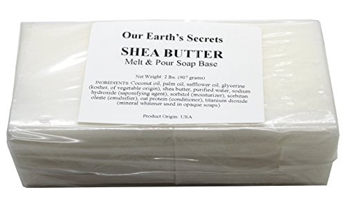 Shea Butter - 2 Pound Melt and Pour Soap Base - Our Earth's Secrets