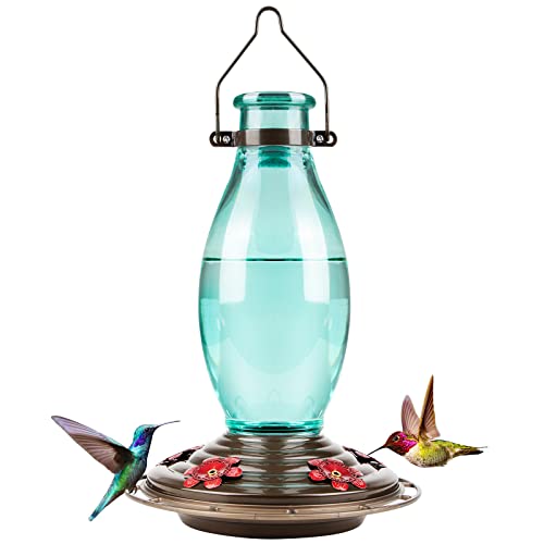 BOLITE 18001 Hummingbird Feeder, Glass Wild Hummingbird Feeders for...