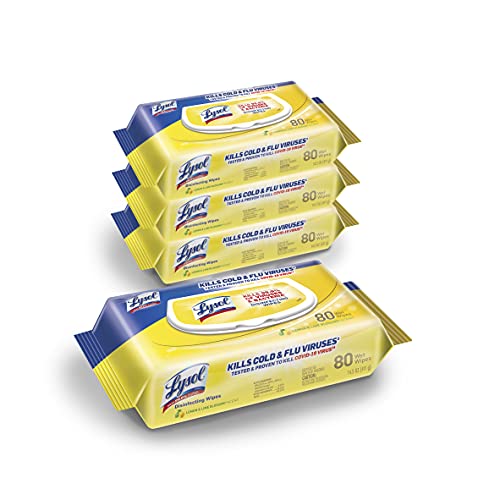 Lysol Disinfectant Handi-Pack Wipes, Multi-Surface Antibacterial Cleaning...