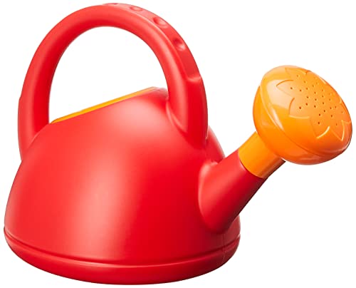 Hape Sand and Beach Toy Watering Can Toys, Red, L: 8.5, W: 5.7, H: 4.9 inch