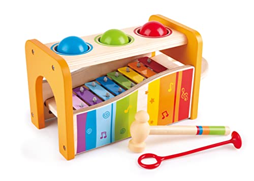 Hape Pound & Tap Bench with Slide Out Xylophone - Award Winning Durable...