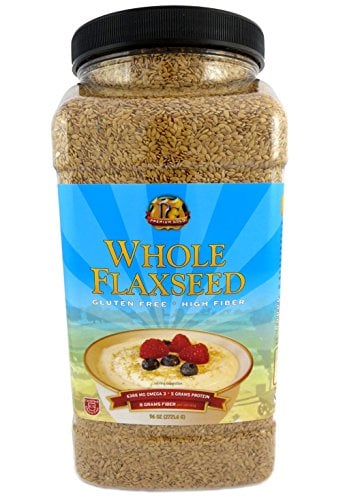 Premium Gold Whole Flax Seed | High Fiber Food | Omega 3 | 96oz
