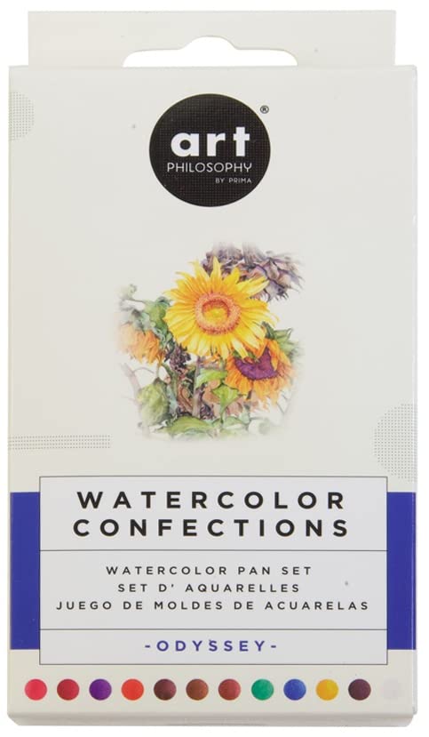 Prima Marketing Confections Odyssey Watercolor Collection, 12 Count (Pack...