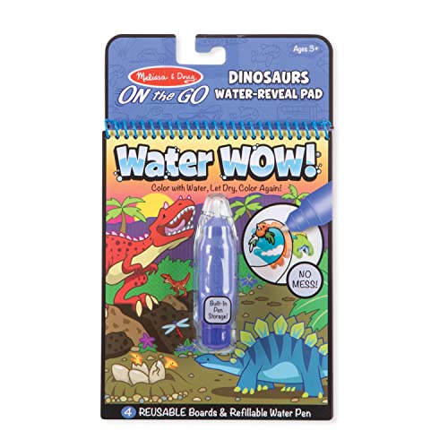Melissa & Doug On The Go Water Wow! Reusable Water-Reveal Activity Pad –...
