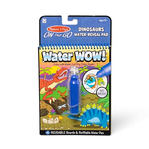 Melissa & Doug On The Go Water Wow! Reusable Water-Reveal Activity Pad –...