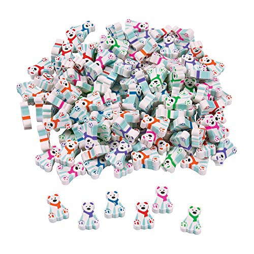 Fun Express Cute Mini Polar Bear Erasers Variety of Colors - Erasers -...