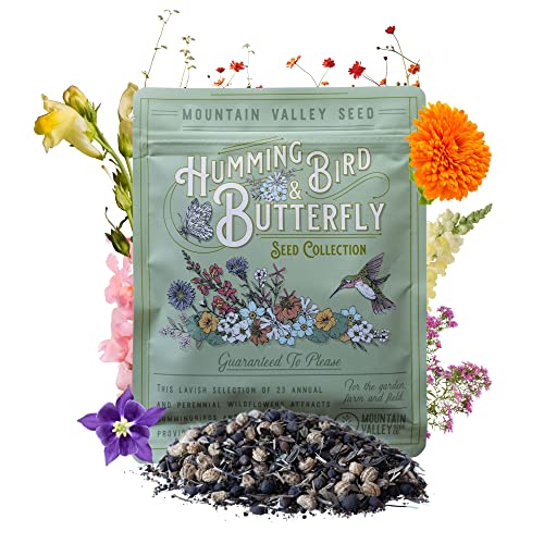 Package of 80,000 Wildflower Seeds - Hummingbird and Butterfly Wild Flower...