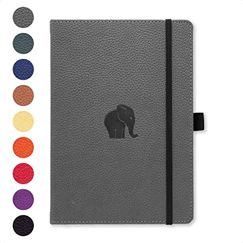 Dingbats A5 Wildlife Notebook Journal Hardcover, Cream 100gsm Ink-Proof...